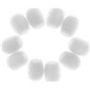 KBOLAE Mini spugna per microfono, confezione da 10, colore: bianco