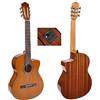 SALVADOR CORTEZ CC-10CE CHITARRA CLASSICA PREAMPLIFICATA SPALLA MANCANTE