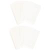 Parliky Carta Assorbente Bianca Materiale Carta Pratico e Assorbente 100 Pezzi per Pulizia Cuscinetti per Strumenti a Fiato, per Manutenzione Sax