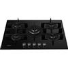 Whirlpool GOWL 758/NB Nero Da incasso 75 cm Gas 5 Fornello(i)