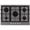 Elleci Plano Plus 75 K93 Grigio Da incasso 75 cm Gas 5 Fornello(i)