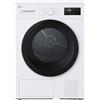 LG RNA1008NWK Asciugatrice 8kg Pompa di calore, Classe D, 8 programmi, Sensore asciugatura