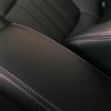 Bqieai Auto PU Pelle Copribraccioli, per Audi Q2 Centrale Console Bracciolo AntiGraffio Impermeabile Protezione Car Interni Accessori,C/Black Beige