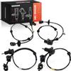 Frankberg 4 sensori di velocità ABS a 2 Poli 96959998 | Compatibile con: Kalos KLAS, Aveo/Kalos Hatchback T250 T255, Aveo/Kalos Hatchback T200, Aveo/Kalos Berlina T250 T255