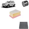 OP Kit tagliando 3 filtri compatibile con Dacia duster hs 1.6 16V LPG Benzina/gasauto (gpl) 2011-2018