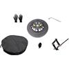 D'ANGELO 1988 KIT RUOTINO DI SCORTA 16 125/70R16 COMPATIBILE CON SUZUKI SWIFT, SWIFT 4X4 e IGNIS CON CRIC, CHIAVE, VITE E SACCA