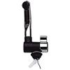 Comet Brunner 300/562 - Rubinetto London, Colore: Nero/Cromato, Confezione Self-Service