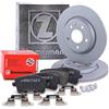 Generico ZIMMERMANN Set freni per asse posteriore incl. dischi freno sportivi Coat Z posteriori Ø 300 mm completi e pastiglie freno posteriori Compatibile con AUDI A4 B8, A5 (8T3) (8F7) (F57, F5E) (8TA), Q5