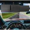 Bluessiery Estensore Parasole Auto, Aletta Parasole Universale con Protezione dai Raggi UV,Antiriflesso Parasole Extender per Tutte le Auto Furgoni e Camion