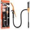 GuKKK Pompa di Trasferimento del Carburante, GuKKK Pompa di Trasferimento Della Batteria, Pompa di Trasferimento Portatile, Pompa Travaso Gasolio Elettrica con Ugello di Controllo di Flusso