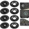 LEOUEANR 4 paia di clip per tappetini auto, 41 mm, fibbia di fissaggio in nylon per moquette e supporto universale per tappetino