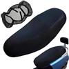 Dryxog Accessori Moto Copri Moto, Impermeabile Copri Sella Scooter Universale, Antiscivolo Generico Coprisella, Resistente 3D Rete Traspirante Sella Coprisedile per Vita Quotidiana Viaggi (60×95cm)