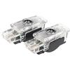 KYPSZQPSH 2X for W203 W240 W209 R199 C SLK CLK SLR Classe LED Proiettore logo portiera auto Ghost Shadow Luce di benvenuto Accessori(For-Mercedes)