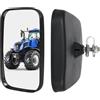 KAHCOP 2 pezzi di specchietti universali per trattore, 25,5 * 16,3 cm, specchi retrovisori in PVC per autobus e camion, con supporto e alloggiamento, per uso agricolo