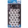 AUTO-STYLE Set copridadi Ruota/bulloni universali - Materiale Sintetico Cromato - 19mm - Set da 20+1 Pezzi