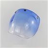SIXRUN Casco da Moto con una Lente per PC Windpot per Tre Caschi Che Si Muovono, Adatti per il Controller retrò, 20 * 22,5 Cm (BLUE)