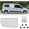 LMYSUFI Tendine Parasole Auto Interno per Ford Tourneo Connect 2012-oggi, Parasole per Parabrezza Per Porte Scorrevoli, Finestrino Laterale Dell'auto Posteriore Solare Anti - UV