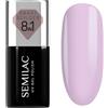 Semilac Smart Builder - Smalto UV 825 Lavender Touch, 7 ml, colore: lavanda, viola chiaro, formula 8 in 1, autolivellante, applicazione rapida e senza sforzo