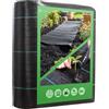 VOUNOT® Telo Pacciamatura 1m x 25m 100g/m², Telo Anti Erbacce per Orto, Giardino, Stabilizzazione UV, Nero