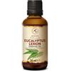 AROMATIKA trust the power of nature Olio Essenziale di Eucalipto Limone 50 ml - Eucalyptus citriodora - Naturale e Puro - Olio essenziali per Diffusori - Profumi per la Casa - Saponi e Candele - Sauna - Aroma Fresco - Aromaterapia