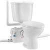 VEVOR Sistema di Triturazione per WC con Pompa Trituratrice da 500 W, Scarico Posteriore WC con Scarico Verso l'Alto per Seminterrato, Smaltimento dell'Acqua a Doppio Scarico, Kit Triturazione WC