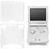 CYUXING Custodia Protettiva PC Trasparente Dura Anti-Graffio, Compatibile con Gameboy Advance SP, Cover PC Chiara for Console Gaming Accessorio, Guscio Rigido
