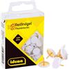 Idena 334025 - Puntine da disegno, 120 pezzi, bianco
