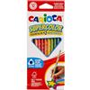 CARIOCA I Supercolor Matite Colorate Triangolari I Confezione da 12 pz