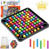 OSDUE Scacchiera Intellettuale, 80Palline Eliminazione con Palla Arcobaleno