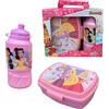 STOR S.L. Set Principesse Disney Ariel Cenerentola Rapunzel Biancaneve Jasmine Borraccia + PORTAMERENDA in Confezione - ST51273