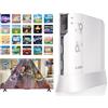 Acelufly Console di Gioco con Rilevamento del Movimento per Bambini, Sistema di Gioco Plug & Play per TV, Ideale per Attività Fisica in Casa, Serate in Famiglia, Feste e Momenti di Gioco