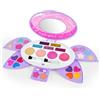 Aomig Trucchi Bambina Set, Set Trucco Girevole per Ragazze, Regalo Trucchi Bambina Set per il Compleanno di Halloween Carnevale Natale, Lavabile Set Di Trucchi Per Bambini 3-8 Anni（Viola）
