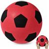 Dongcill Palla di schiuma, pallone da calcio morbido, 21 cm, Resistente alla deformazione, Rosa