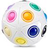 XINGGANG Magic Rainbow Ball - Grande Palla Arcobaleno - Palla Magica, Cubo Antistress, Fidget Cube Perfetto Come Gadget Compleanno Per Bambini E Adulti