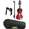 Generico Modello di mini violino in legno violino più con modello di strumento sonoro ornamento musicale artigianale per la decorazione della casa delle bambole 'home office