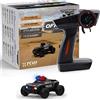 FLYCOLOR Turbo Racing 1:76 C82 RC Truck Car Full Proportional RC Mini Sport Car Telecomando per Adulti Regalo (Nero)