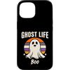 Cute Spooky Ghost Halloween Aesthetic Custodia per iPhone 15 Fantasma Vita Retro Carino Halloween Fantasma