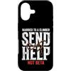 Bouldering Adventure Climbing Partner De Custodia per iPhone 17 Arrampicata su roccia sposata con uno scalatore Invia aiuto non