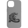 alligator graphic tee Custodia per iPhone 14 Fauna selvatica xilografica vintage Open Jaw Gator