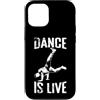 dance is live breakdance silhouette live Custodia per iPhone 12/12 Pro DANCE IS LIVE Breakdance Handstand Silhouette