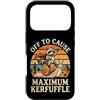 Confusione Divertente Meme Sarcastico Custodia per iPhone 17 Pro Off To Cause Maximum Kerfuffle
