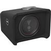 JBL Club 1000P Subwoofer con Box 250mm 10, 350W RMS e 1050W Max, Impedenza 2 Ohm, Sensibilità 83dB, Risposta 35Hz-400Hz, Tecnologia Slipstream Port, Design Wedge Box Robusto con Angoli Arrotondati