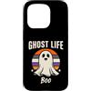 Cute Spooky Ghost Halloween Aesthetic Custodia per iPhone 15 Pro Fantasma Vita Retro Carino Halloween Fantasma