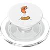 July 4th Gear Divertente hot dog che salta nel panino salsiccia barbecue alta immersione PopSockets PopGrip per MagSafe