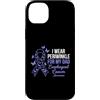 I Wear Periwinkle for My Dad Custodia per iPhone 14 Plus Indosso pervinca per la consapevolezza del cancro esofageo di mio padre