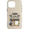 Owl Classroom Humor Club for Students Te Custodia per iPhone 16 Pro Max Seagull & Owl Be Ready Kinder divertente ritorno a scuola studente