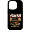Holiday Mailbox Christmas Letter Postcar Custodia per iPhone 14 Pro Biglietti di Natale inviati con amore in stile retrò