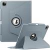 Fintie Custodia per iPad Pro 12.9 pollici 6° generazione 2022/iPad Pro 12.9 2021/2020/2018 con portapenne, custodia protettiva con supporto girevole a 360° e funzione Auto Sleep/Wake, colore: Blu