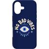 Evil Eye Aura Custodia per iPhone 17 No Bad Vibes Evil Eye Retro Boho Spirituale Positivo