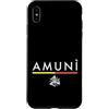 Italy & Co Custodia per iPhone XS Max Amuni Trinacria Minimalista